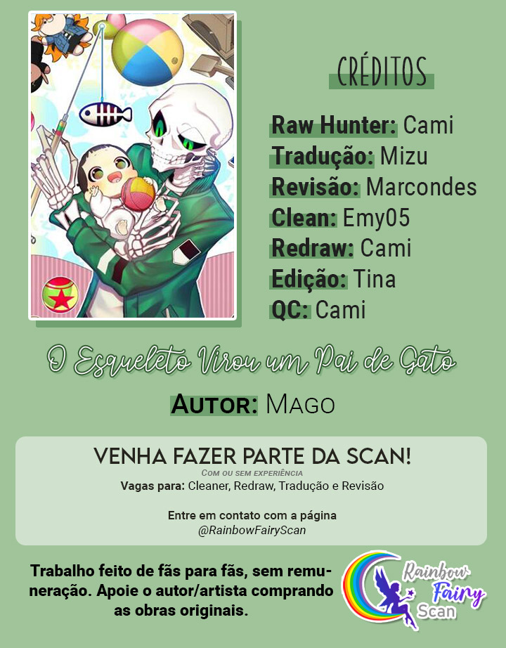 O esqueleto virou um pai de gato-Chapter 8